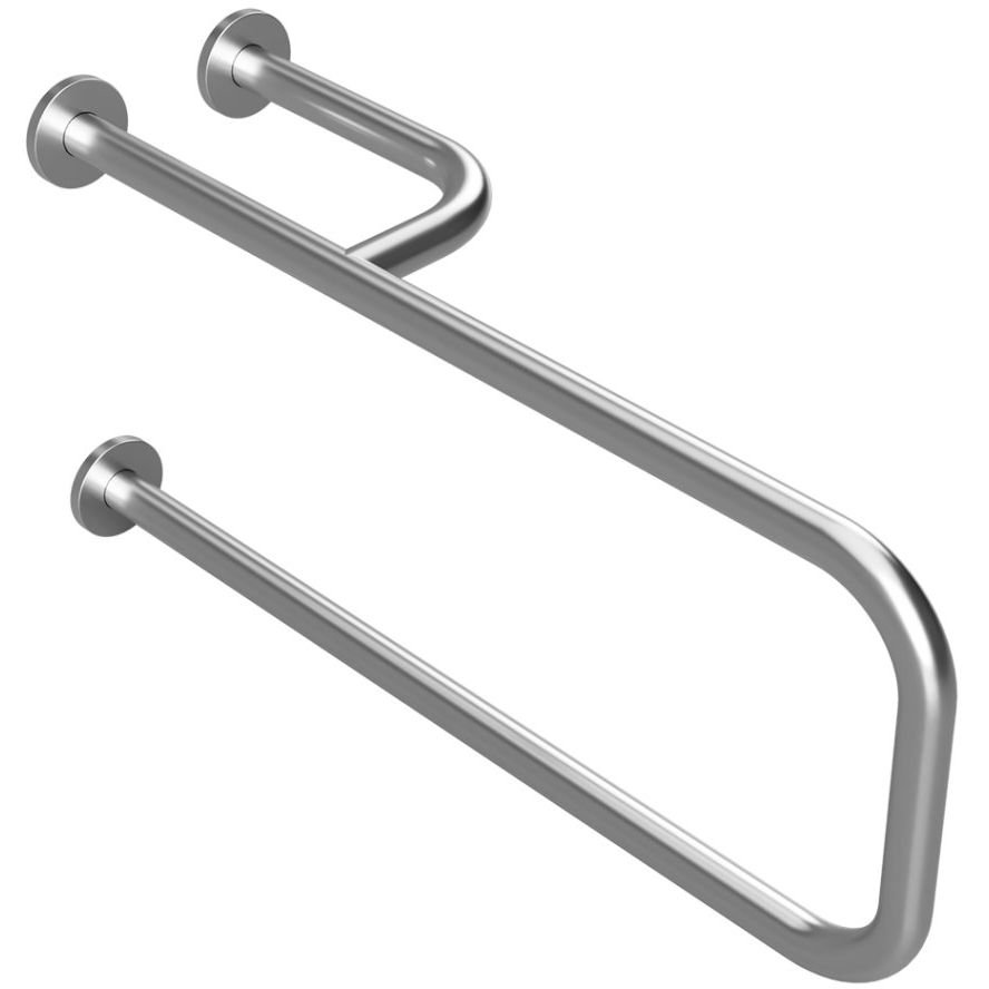 Поручень опорный Bemeta (Бемета) Help правый сталь шлифованная (301112162)