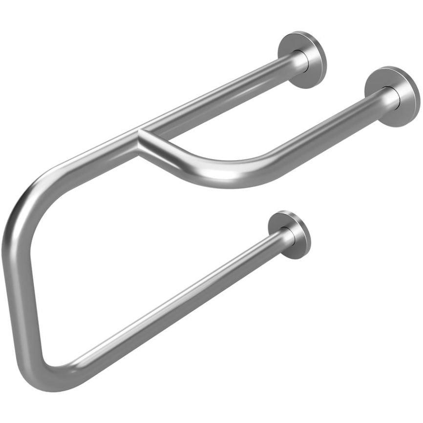 Поручень опорный Bemeta (Бемета) Help правый сталь шлифованная (301122112)