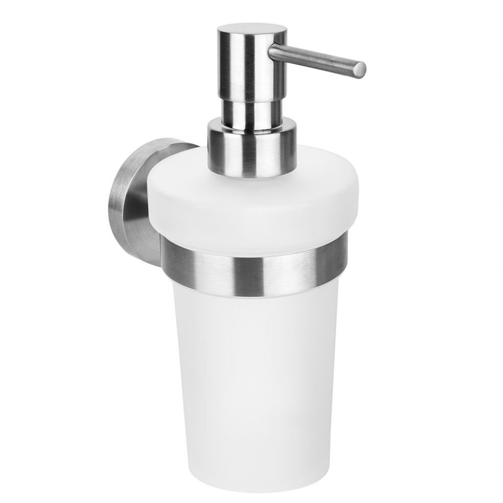 Дозатор жидкого мыла Bemeta (Бемета) Neo 230 мл стекло сталь шлифованная (104109016)