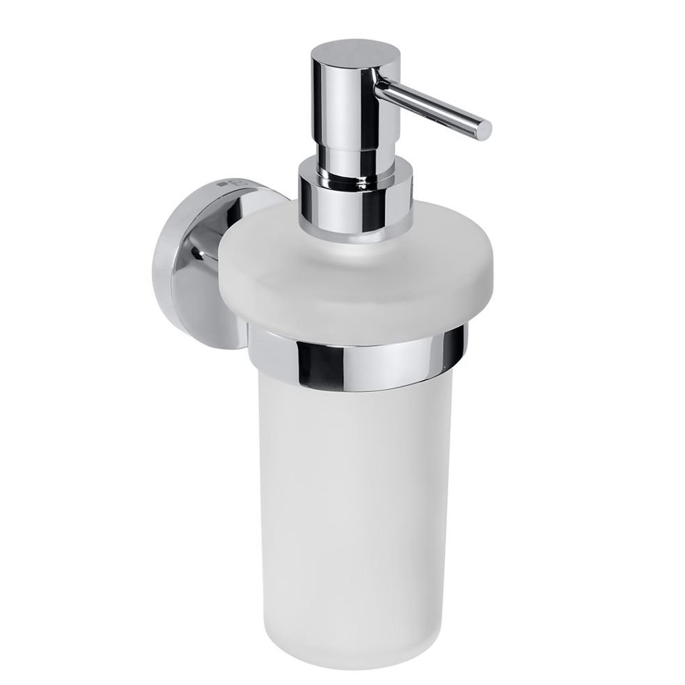 Дозатор жидкого мыла Bemeta Omega (Омега) 230 мл стекло хром (104109017)