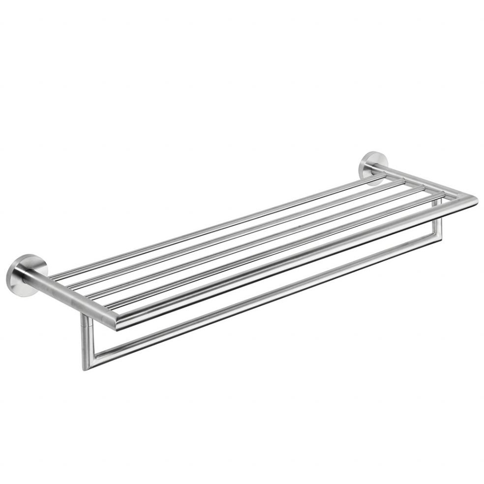 Полка для полотенец Bemeta (Бемета) Neo 600 мм сталь шлифованная (104205075)