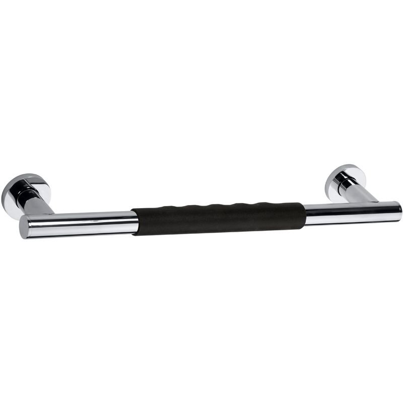 Поручень Bemeta Omega (Омега) 400 мм прямой резина хром (104507675)