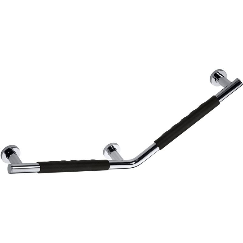 Поручень Bemeta Omega (Омега) изогнутый 135 градусов резина хром (104507701)