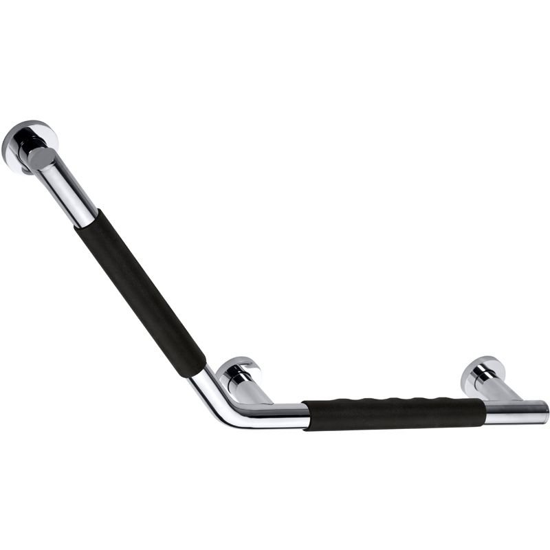 Поручень Bemeta Omega (Омега) изогнутый 135 градусов резина хром (104507711)