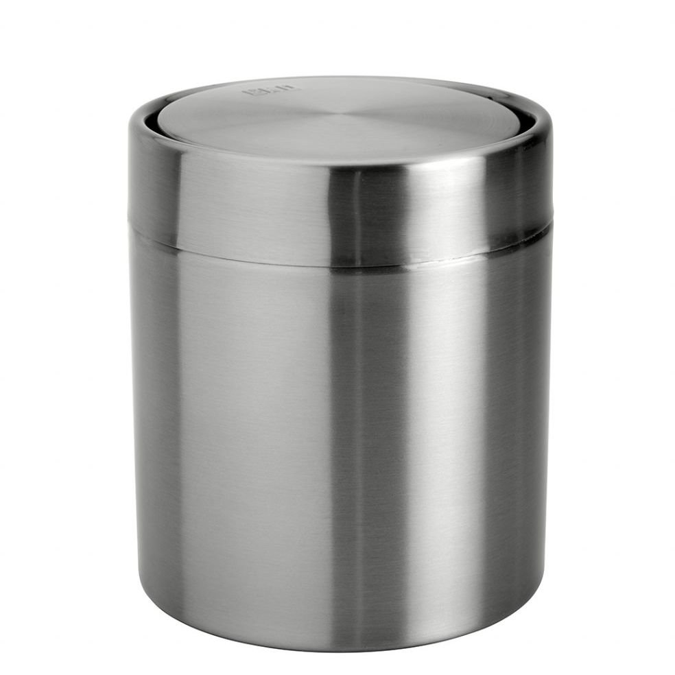 Ведро мусорное Bemeta (Бемета) Hotel 1.5 л сталь шлифованная (137115205)