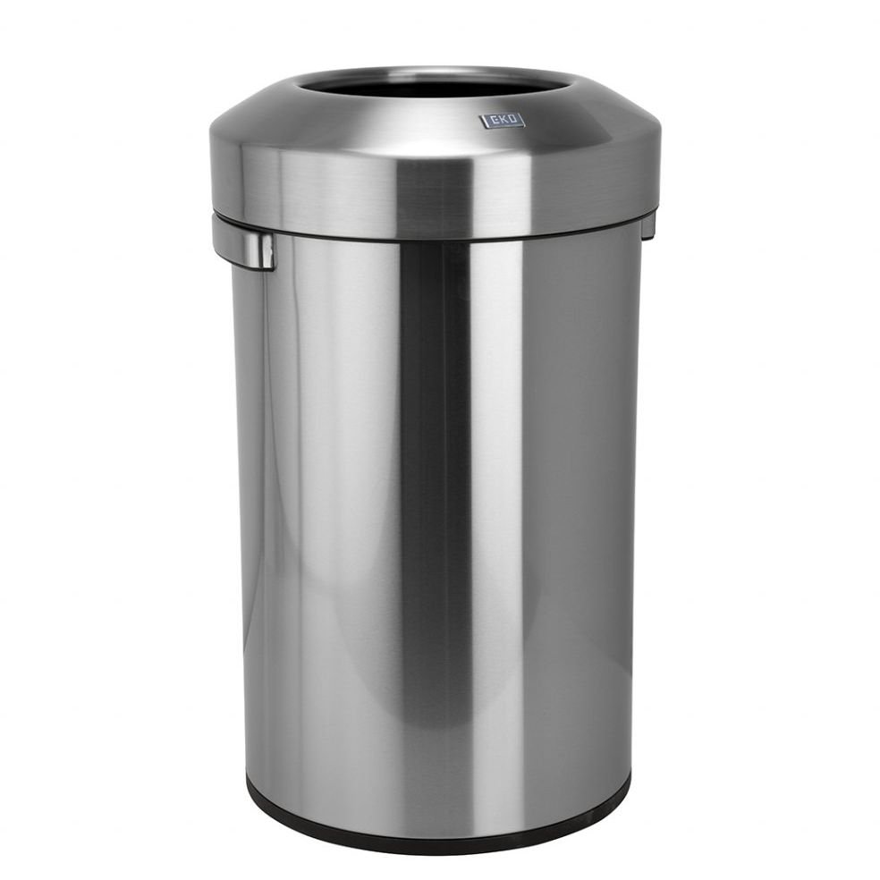 Ведро мусорное Bemeta (Бемета) Hotel 90 л сталь шлифованная (137115215)