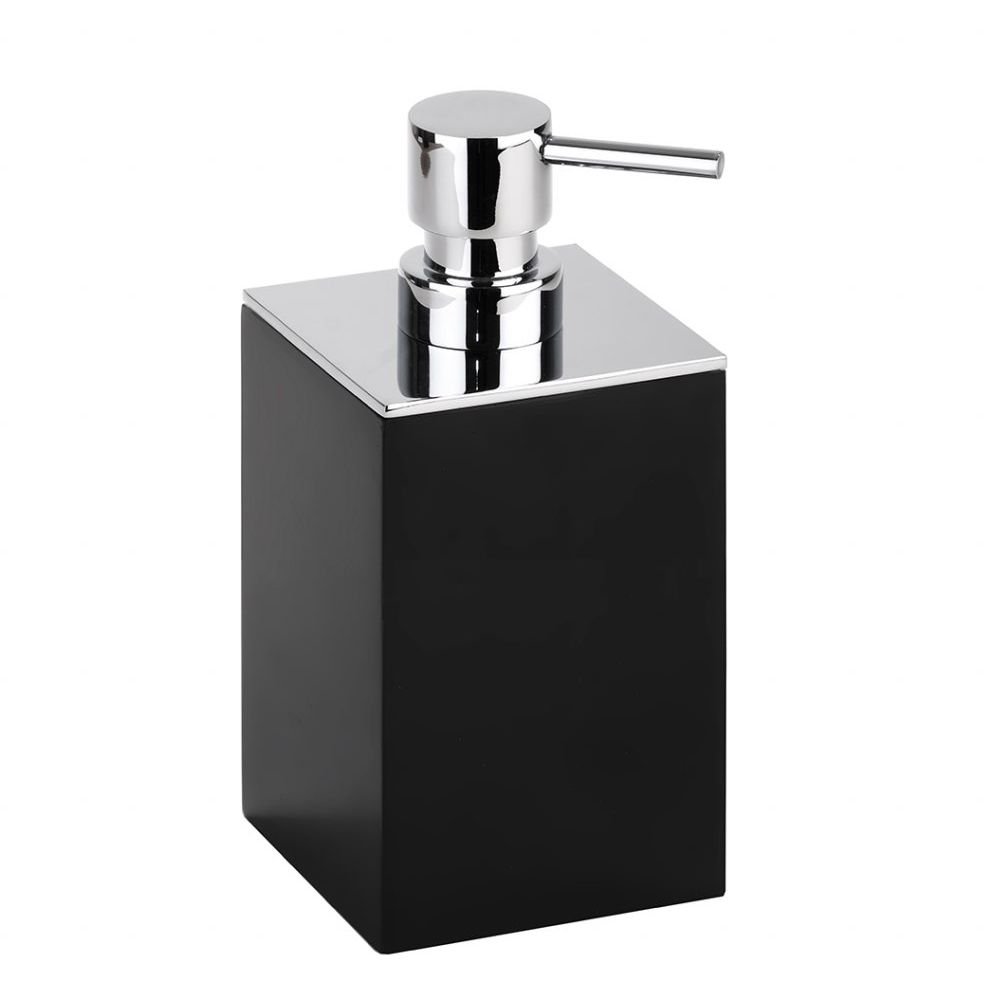 Дозатор жидкого мыла Bemeta (Бемета) Gamma 200 мл отдельностоящий черный (145609310)