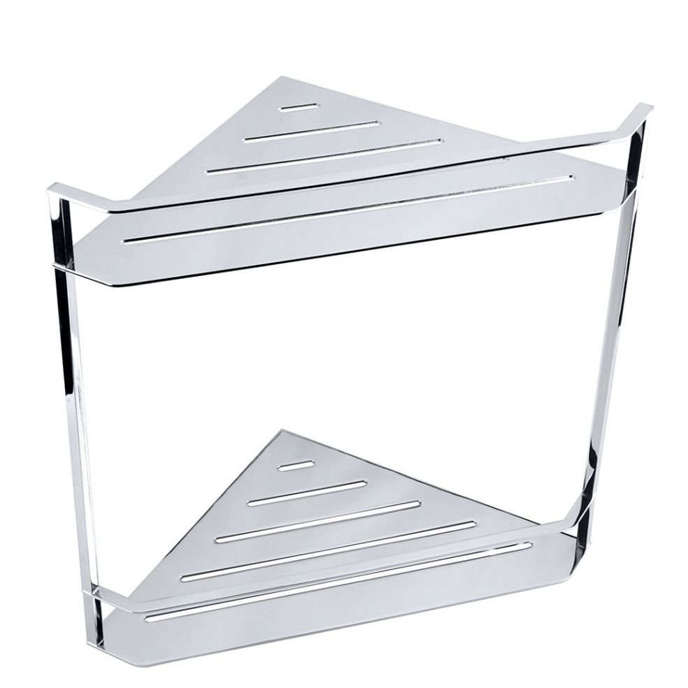 Полка угловая двойная Bemeta (Бемета) Cytro для мыла хром (146208202)