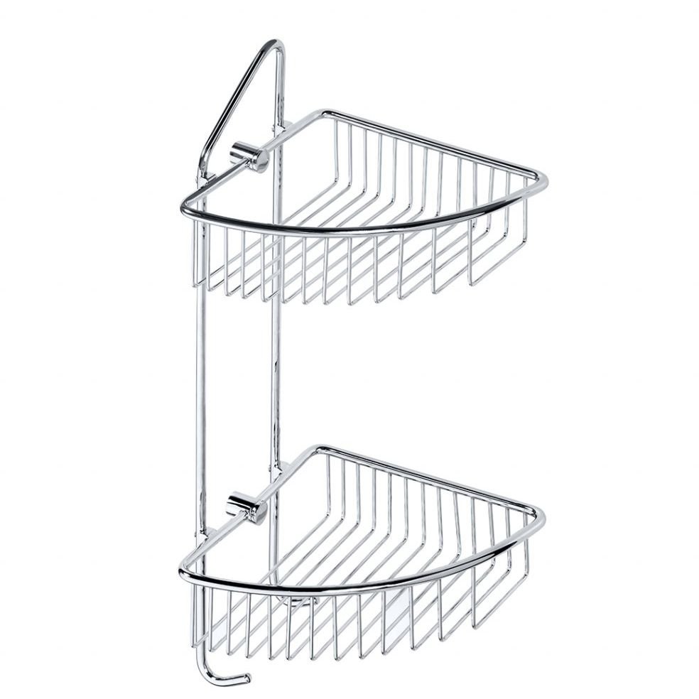 Полка угловая двойная Bemeta (Бемета) Cytro для мыла хром (146208232)