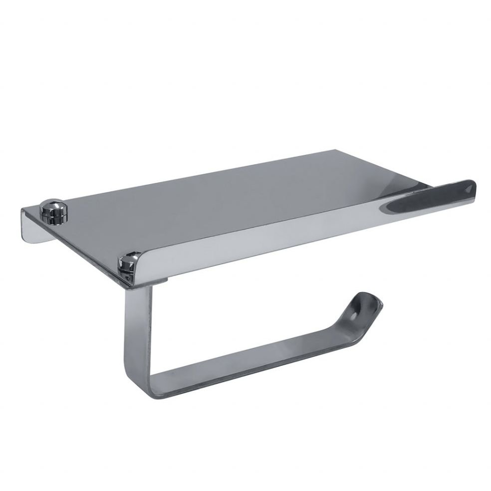 Держатель туалетной бумаги Bemeta (Бемета) Hotel с полкой для телефона хром (153312132)