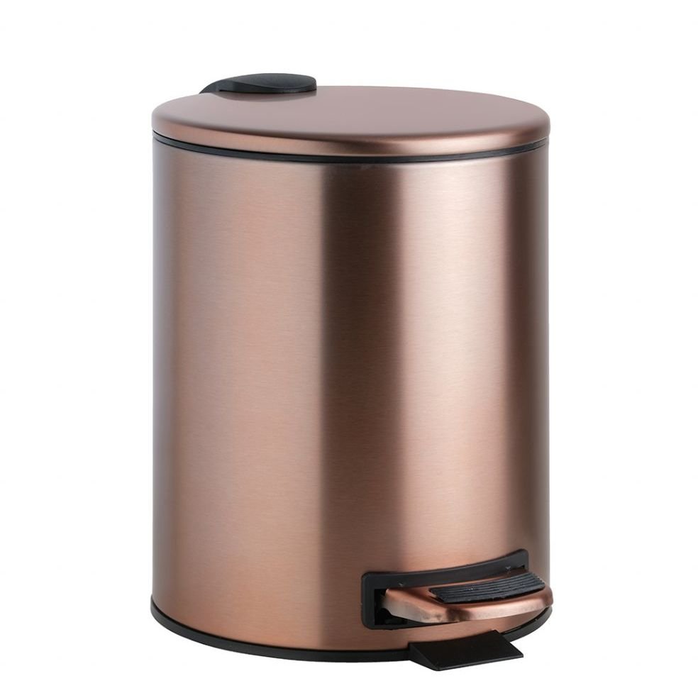 Ведро мусорное Bemeta (Бемета) Amber с лифтом 5 л медное золото (155315010)