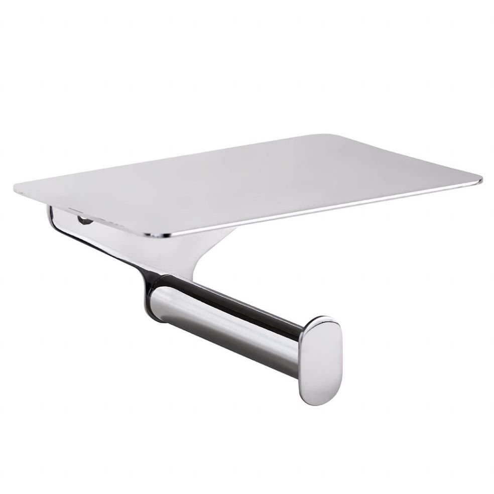 Держатель туалетной бумаги Bemeta (Бемета) Organic с полкой хром (157112151)