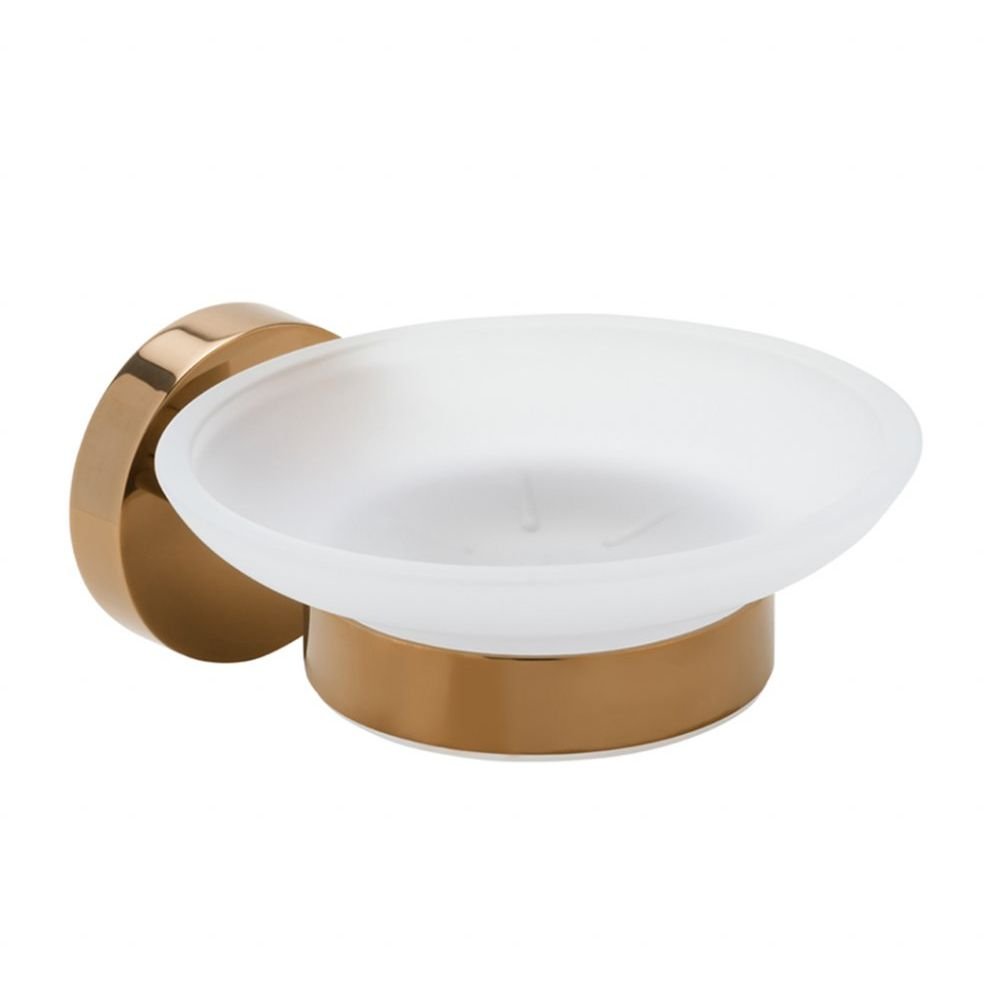 Мыльница Bemeta (Бемета) Coral стеклянная медное золото (158108042)