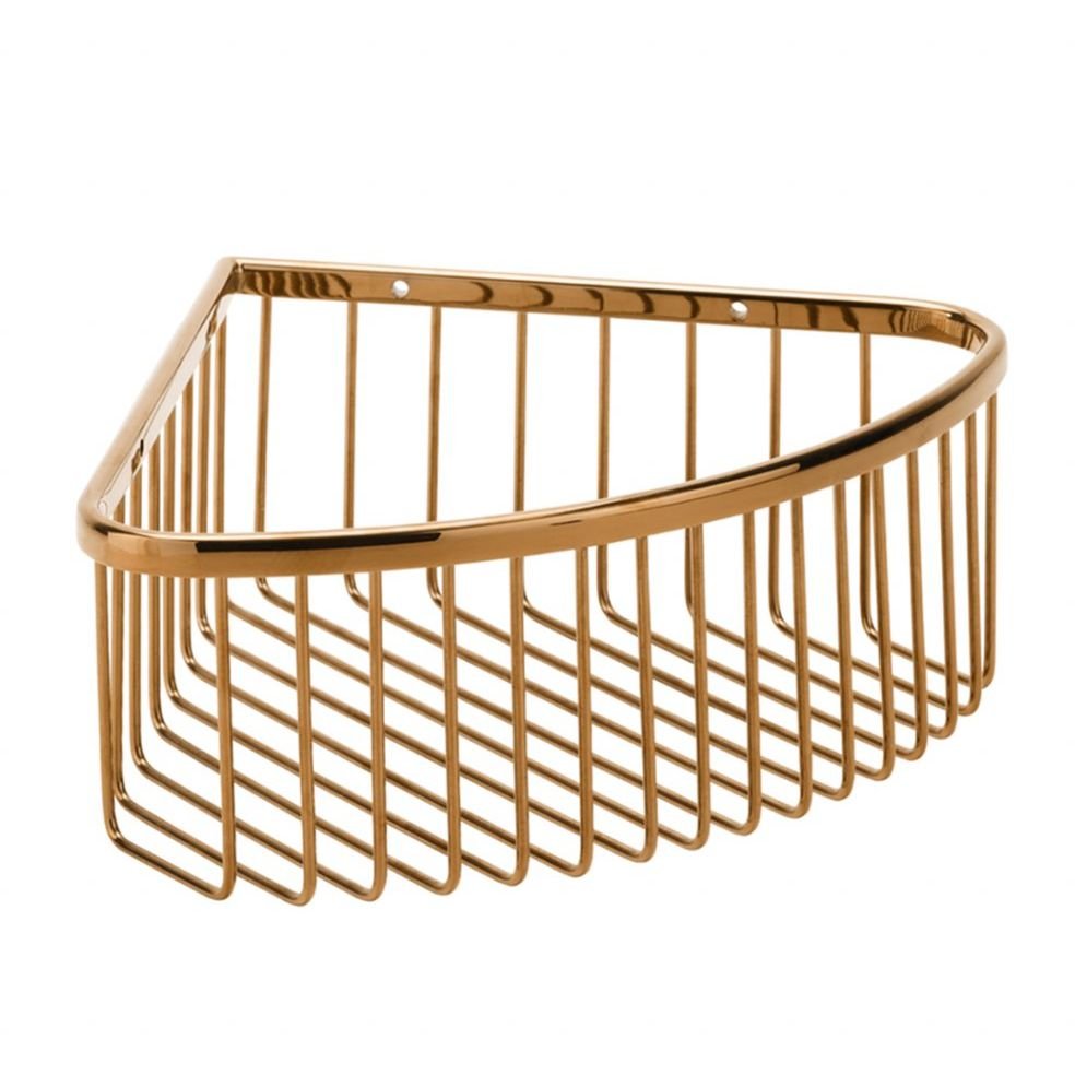 Полка угловая Bemeta (Бемета) Coral для мыла медное золото (158208312)