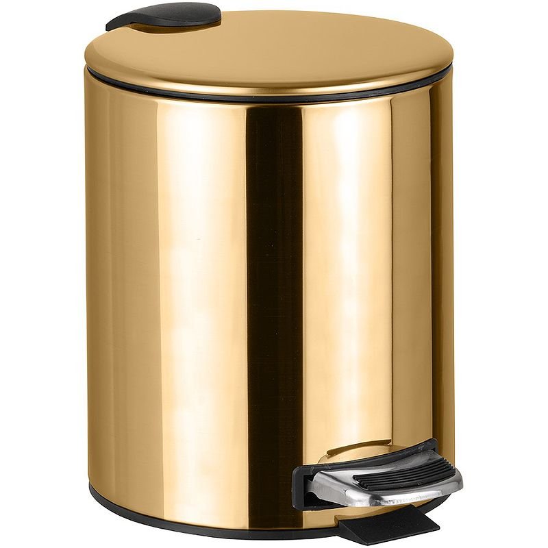 Ведро мусорное Bemeta (Бемета) Brilo с лифтом 5 л золото глянцевое (161315010)