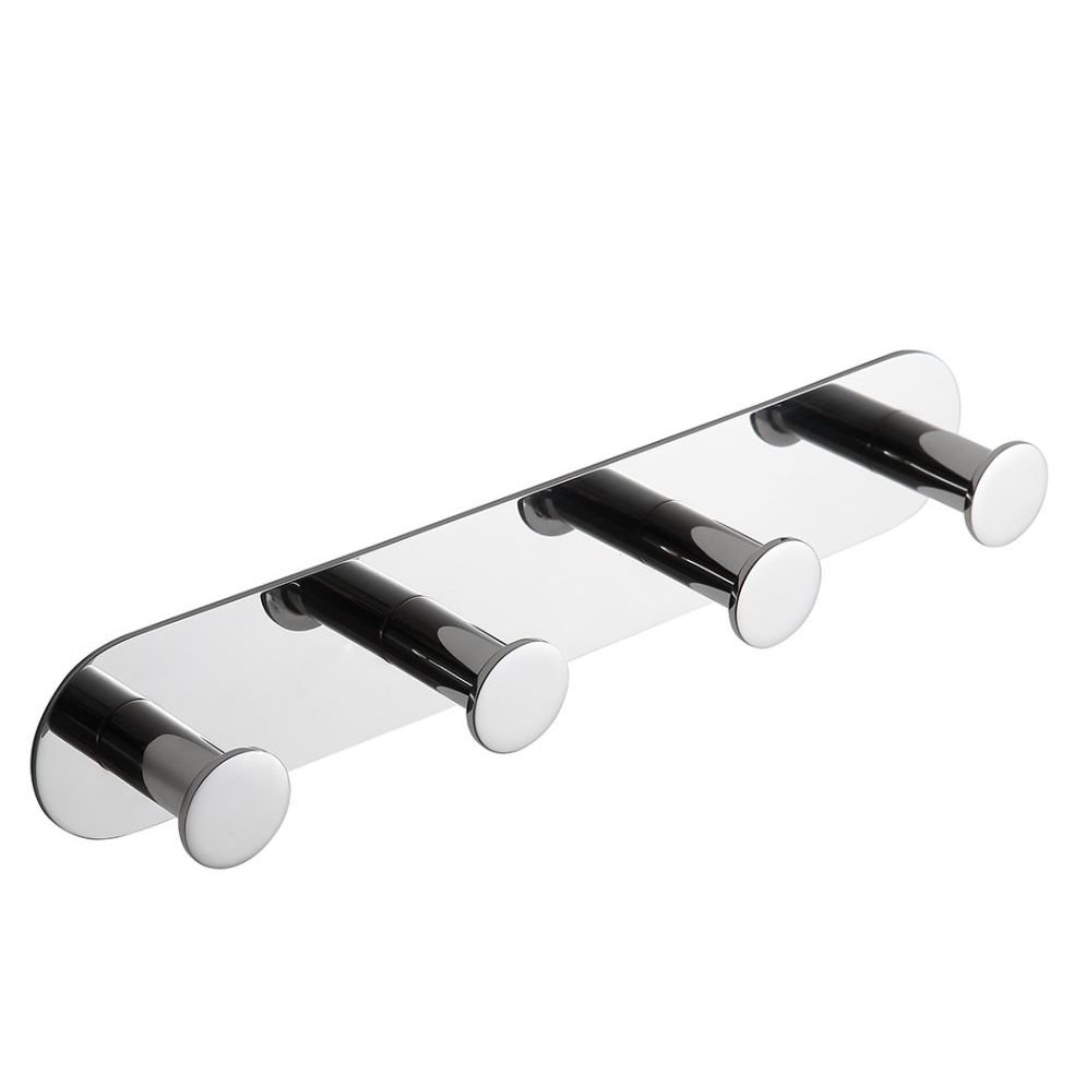 Планка Bemeta (Бемета) Easy с 4-мя крючками сталь полированная (163106391)