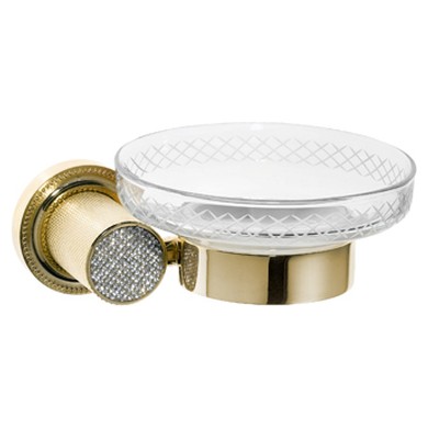 Мыльница Богеме Royal Cristal Золото 10923-G, Boheme