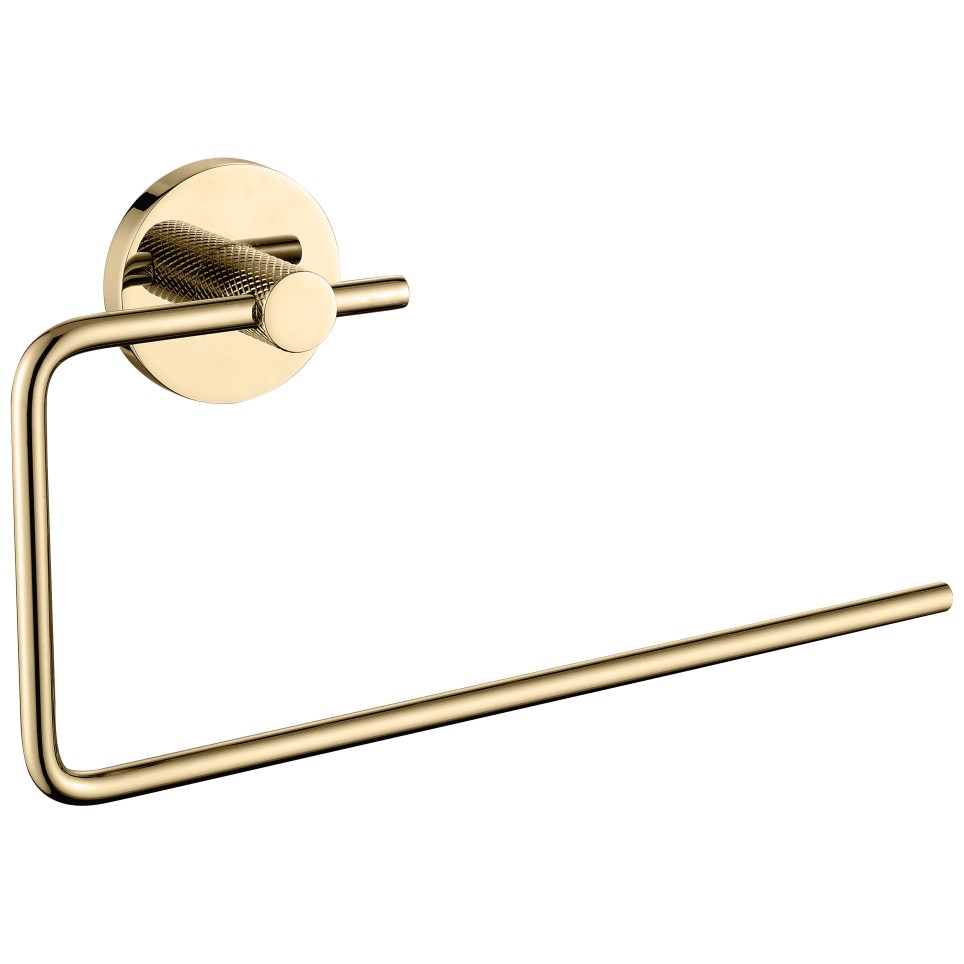 Держатель полотенец Богеме Uno Золото 10975-G, Boheme Gold