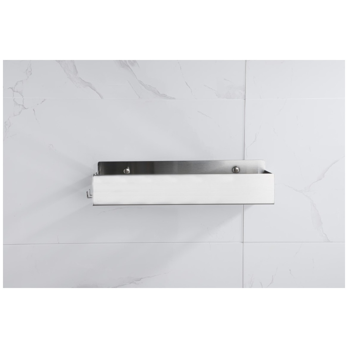 Полка Богеме с крючками NIKEL BRUSH 10965-NB, Boheme