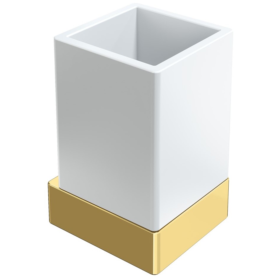 Держатель стакана Богеме настенное Qubic Gold 10724-G, Boheme