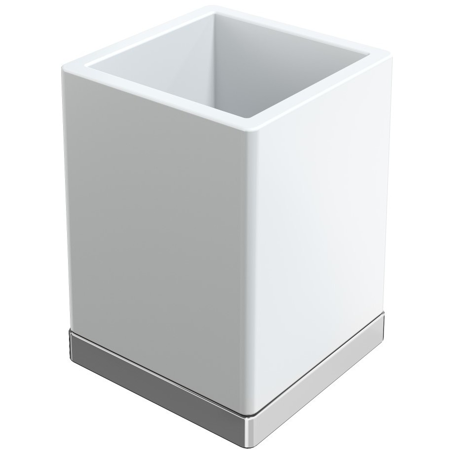 Стакан настольный Богеме Хром 10961-CR, Boheme Qubic Chrome