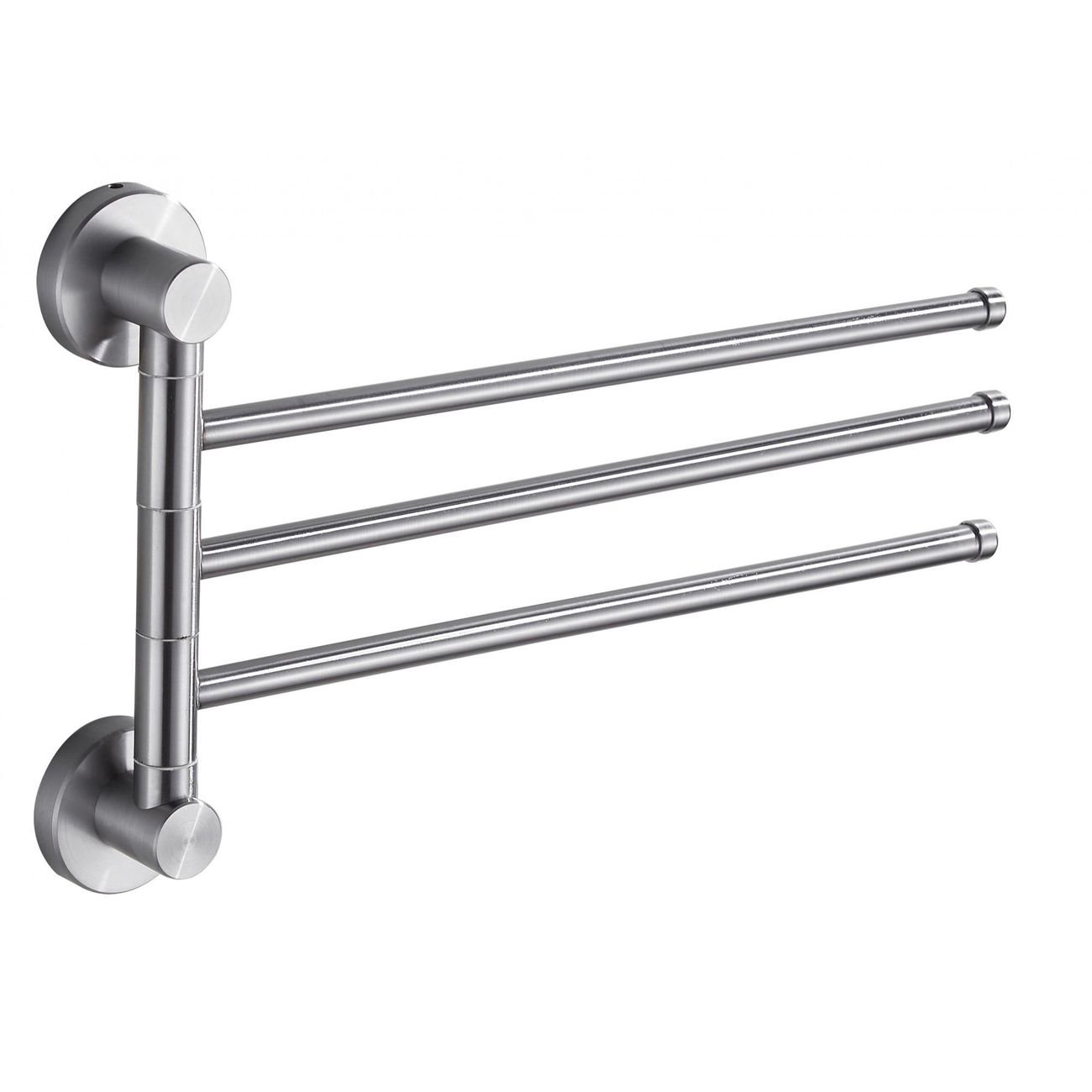 Держатель для полотенец Savol (Савол) поворотный, тройной нержавеющая сталь S-005603