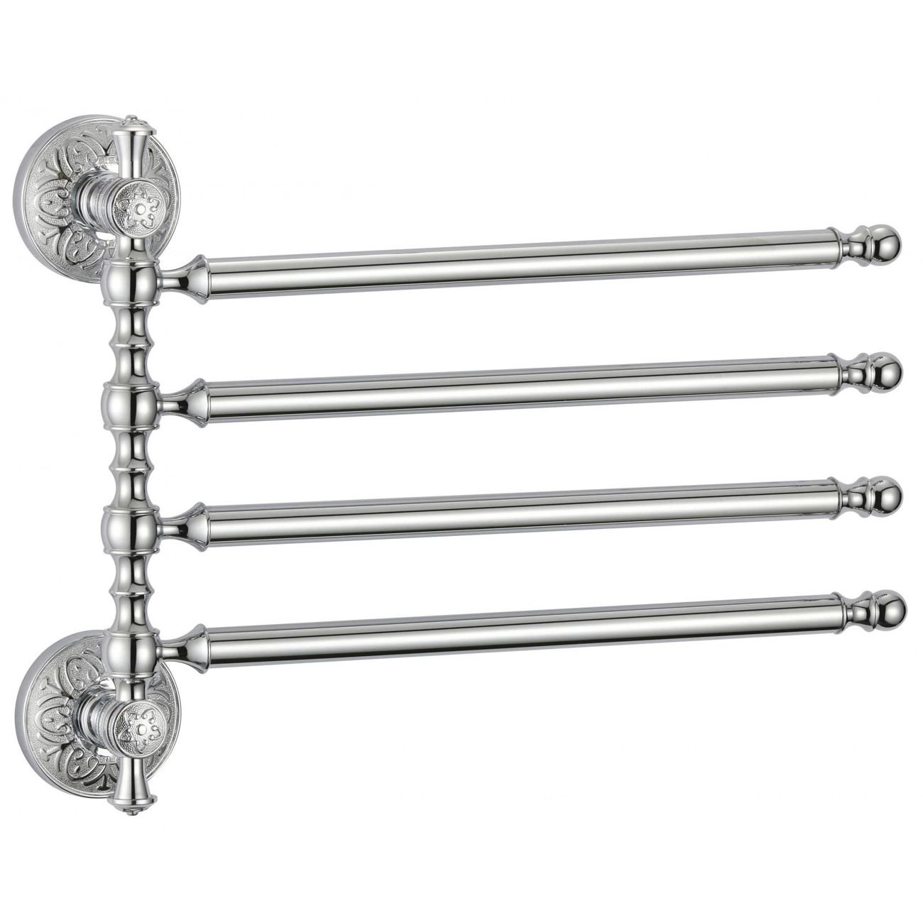 Держатель для полотенец Savol (Савол) поворотный, четверной хром S-005804A