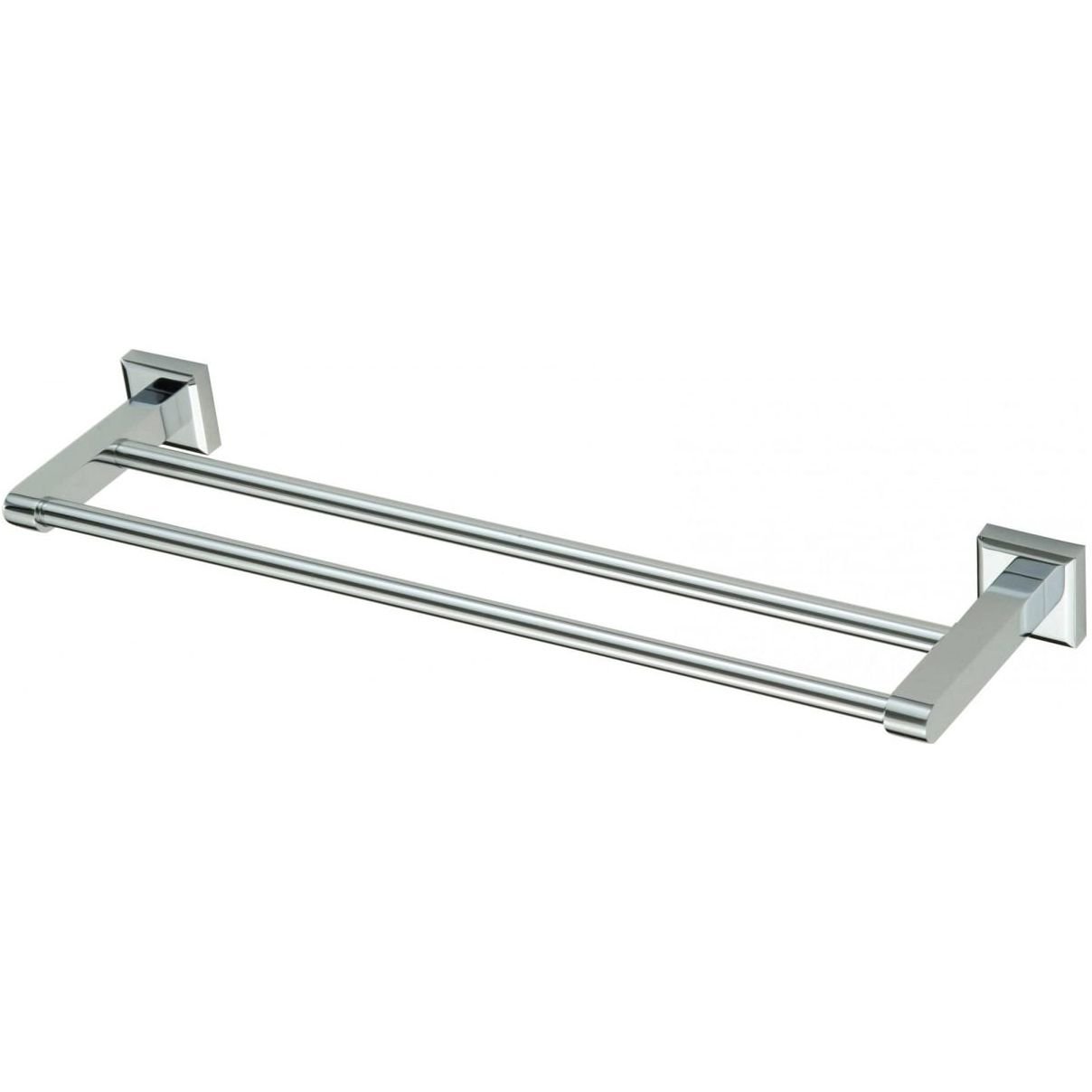 Держатель для полотенец Savol (Савол) прямой двойной 50 см хром S-509548