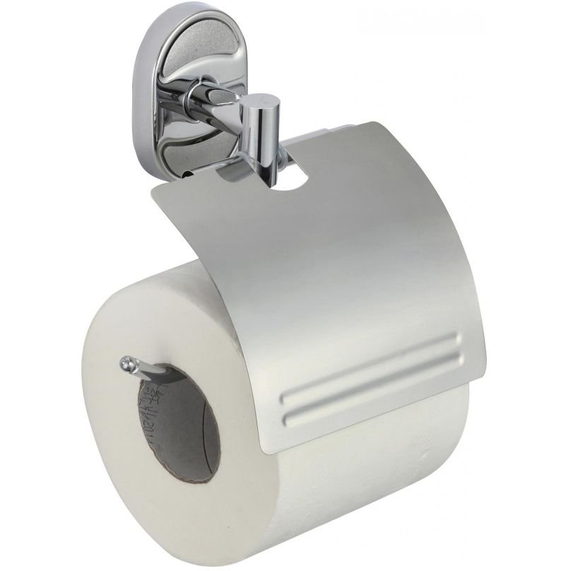 Держатель Savol (Савол) для туалетной бумаги с крышкой хром S-007051