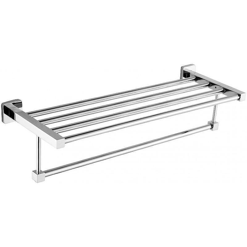 Полка для полотенец Ceramalux (Керамалюкс) Quadro 61910, хром