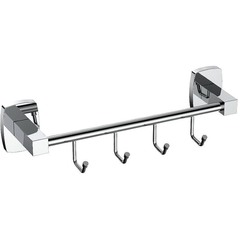 Вешалка для полотенец Ceramalux (Керамалюкс) Cube 12618, хром