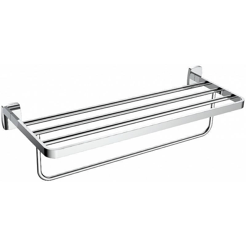 Полка для полотенец Ceramalux (Керамалюкс) Cube 12610, хром