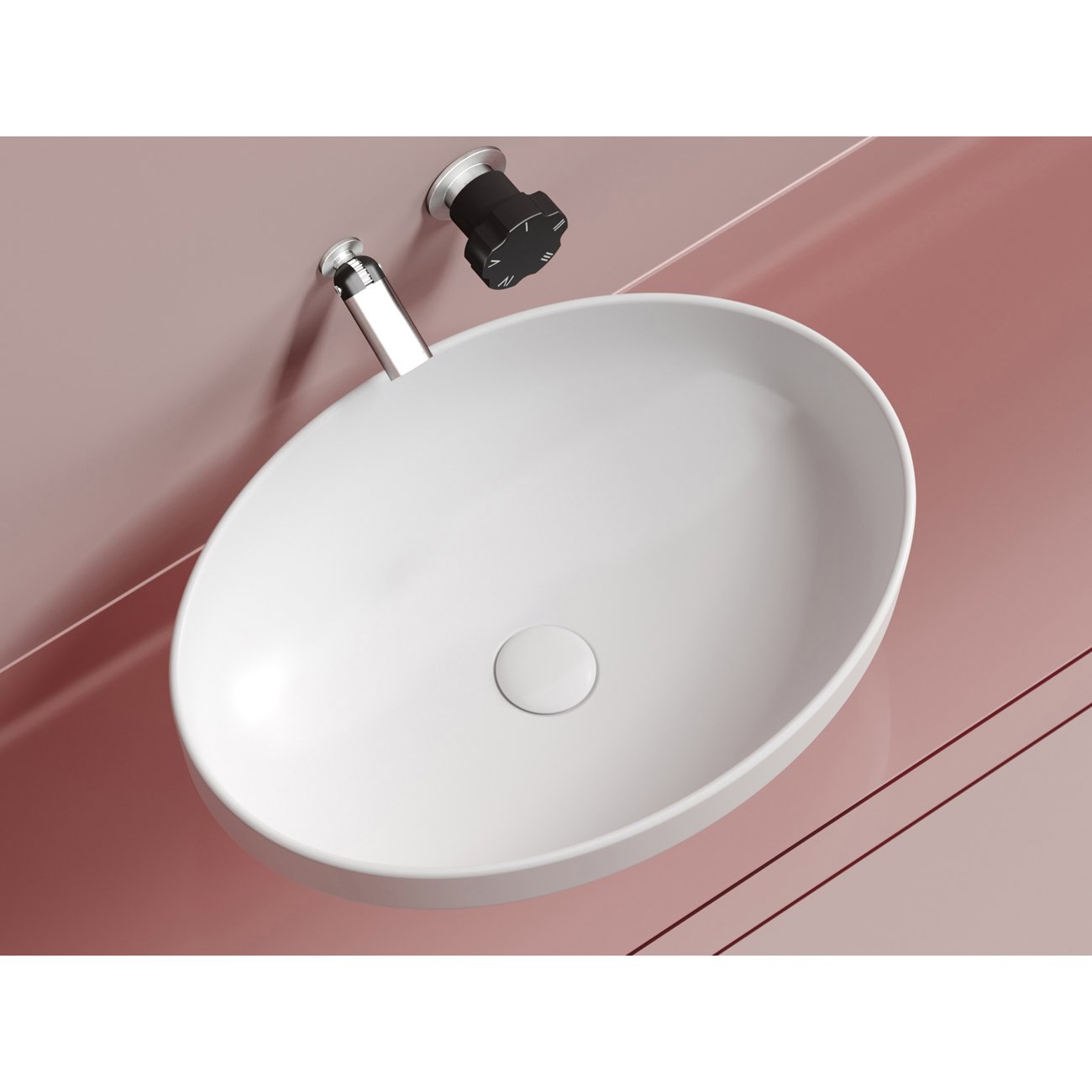 Раковина Ceramicanova (Керамиканова) Element накладная 145х502х363 мм CN6056MW Белый Матовый