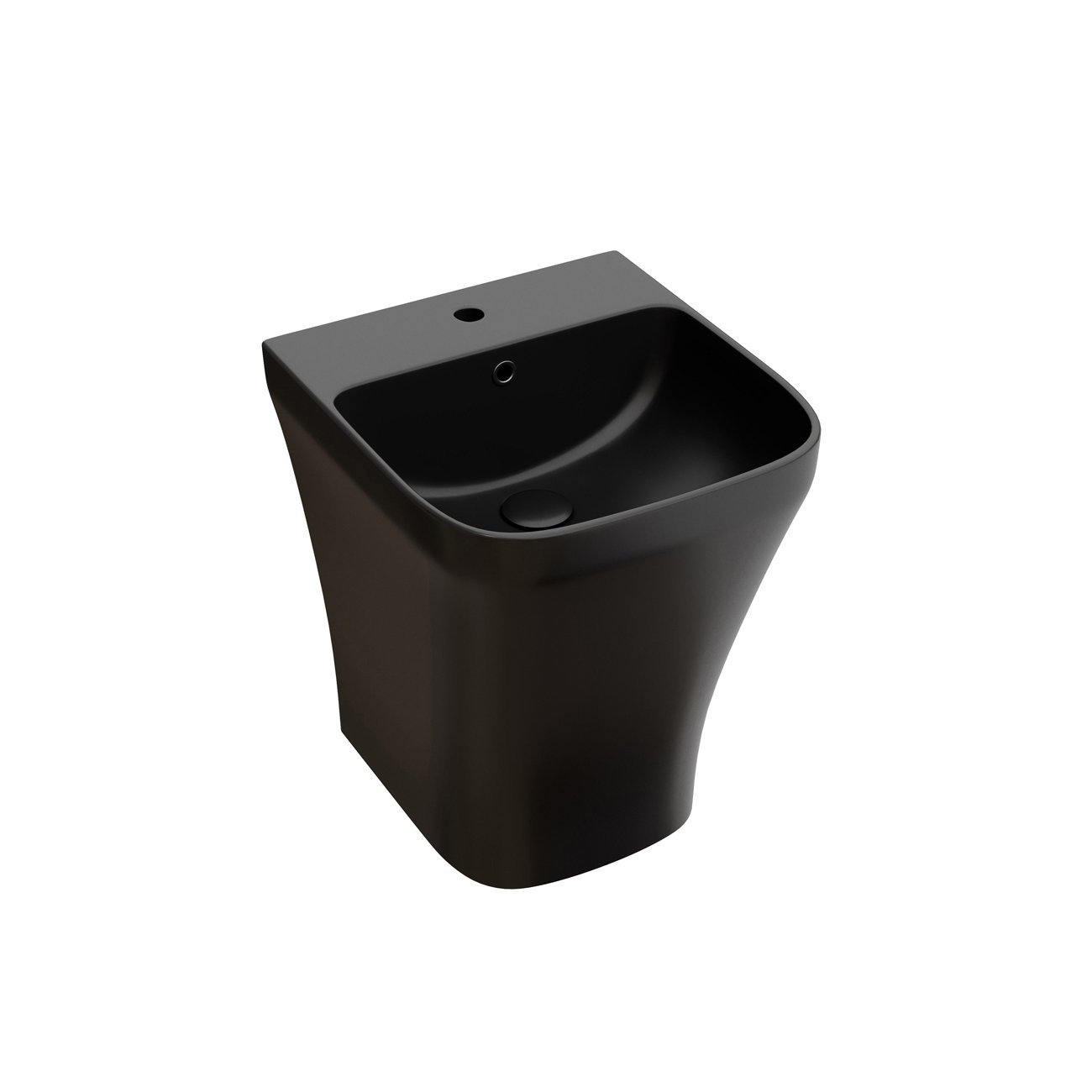 Раковина Ceramicanova (Керамиканова) Dion подвесная 455х365х400 мм CN6067MB Черный Матовый