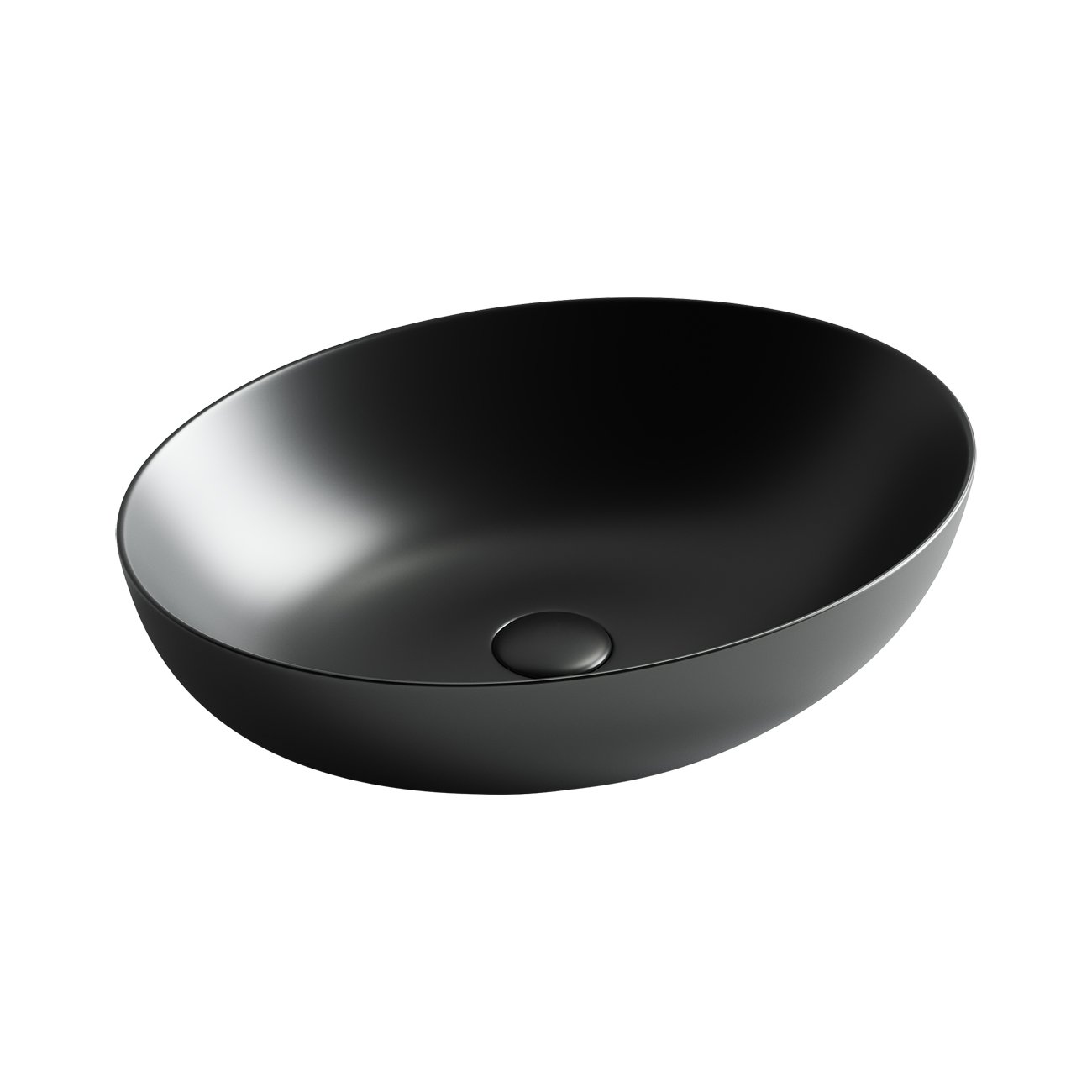 Раковина Ceramicanova (Керамиканова) Element накладная 130х520х395 мм CN6017MB Черный Матовый