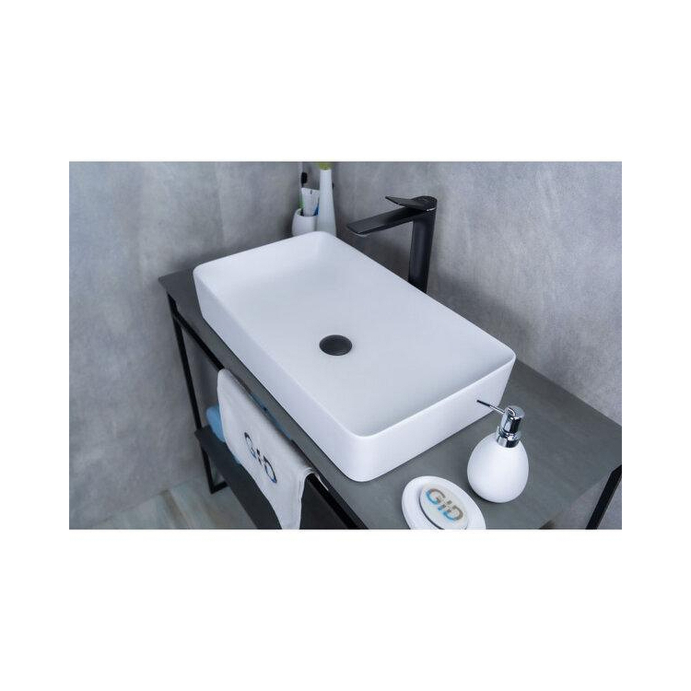 Раковина накладная Gid Geomtrico 60x34x11см, Wm9396 51189, белый