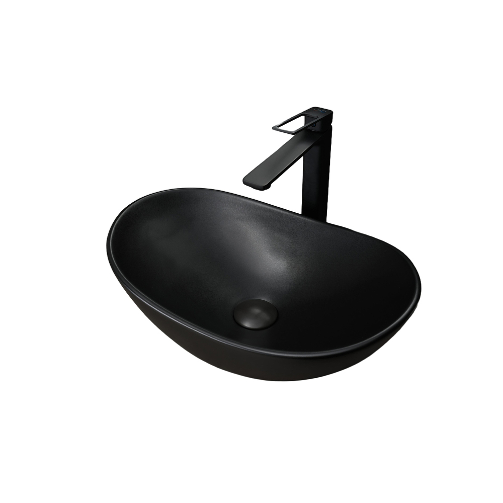 Раковина накладная Gid Lago 48x30.5x14.5см, Bm9133 53352, черный