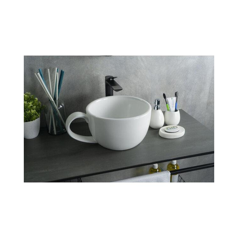 Раковина накладная Gid Creativo 40x30x18см, N9055 51186, белый