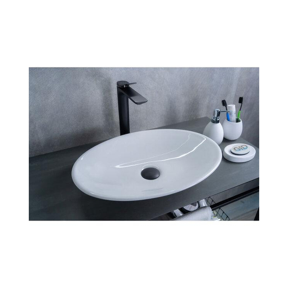 Раковина накладная Gid Lago 50x35x9см, N9022 51110, белый