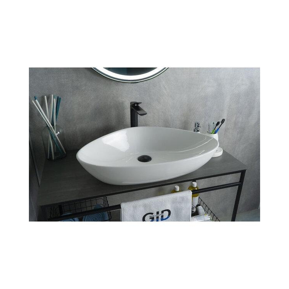Раковина накладная Gid Creativo 66.5x44x15см, N9062 51117, белый