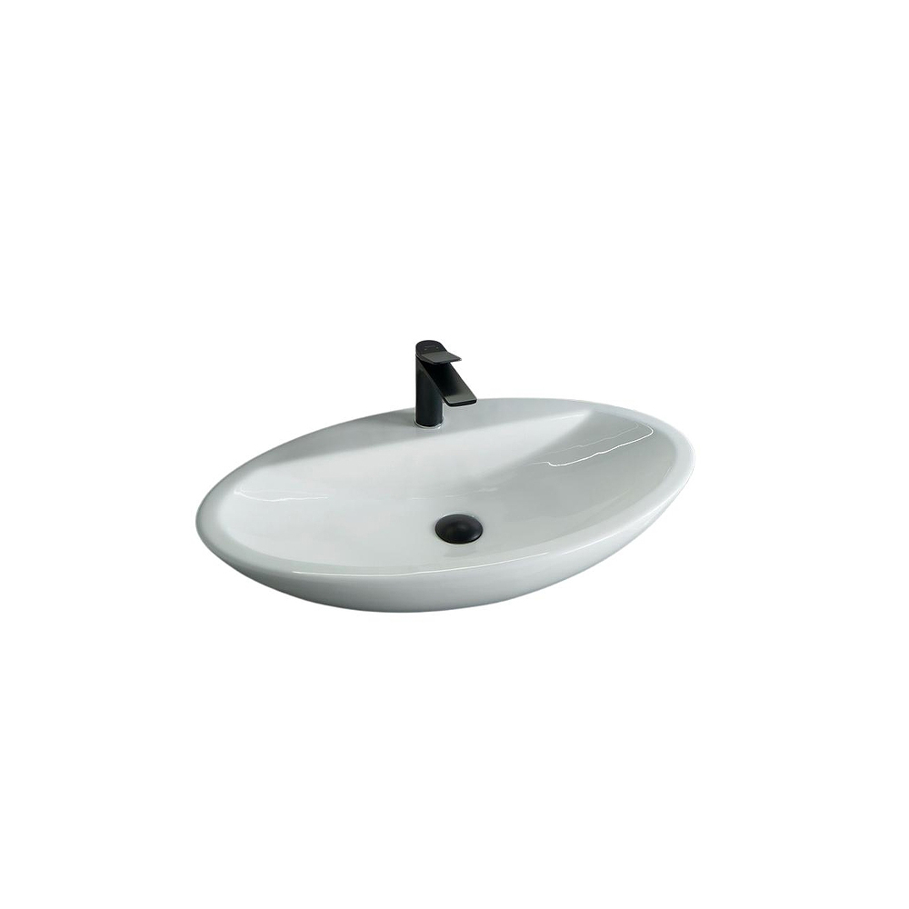 Раковина накладная Gid Lago 73x41.5x13.5см, N9435 51149, белый