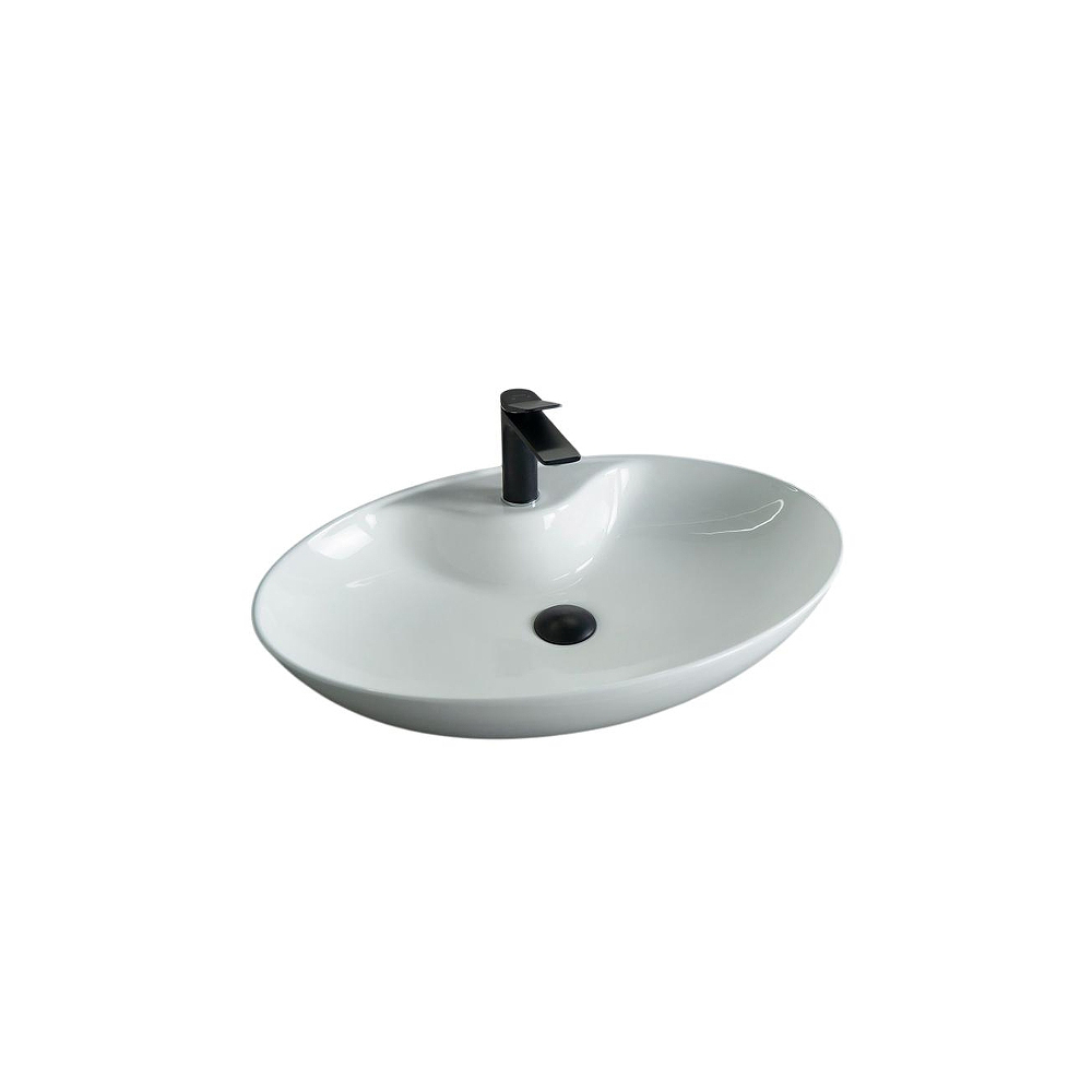 Раковина накладная Gid Lago 65x43x12см, N9438 51151, белый