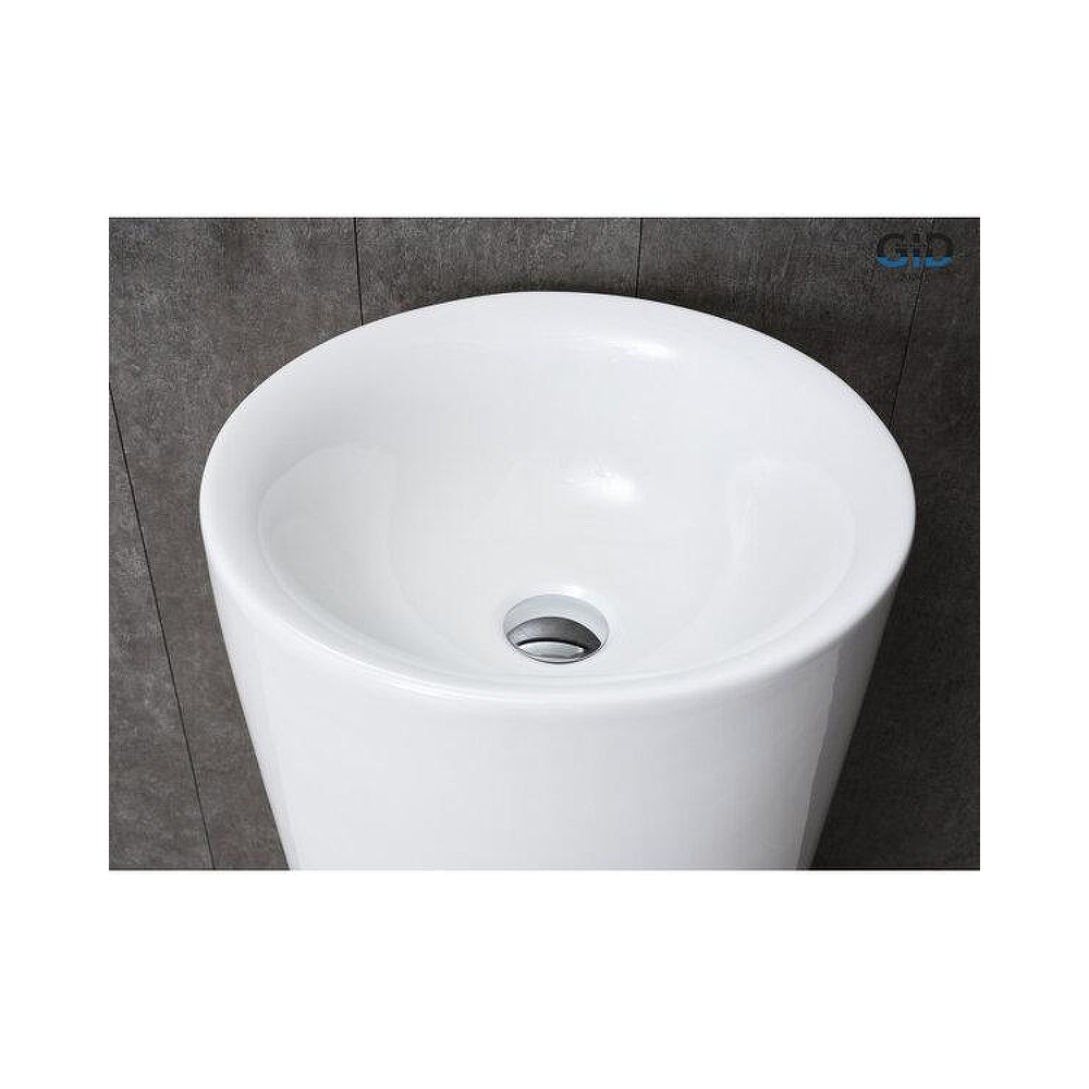Раковина напольная Gid Autonomo 41x41x85см, Nb130w 81118, белый
