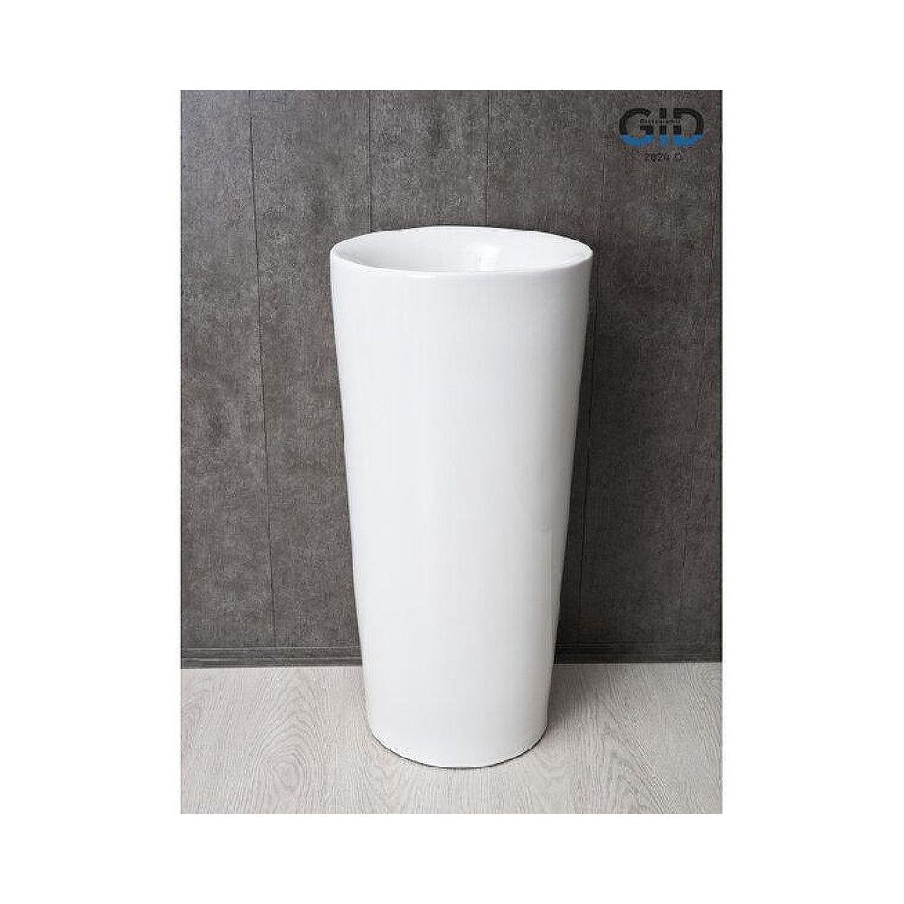 Раковина напольная Gid Autonomo 41x41x85см, Nb130w 81118, белый