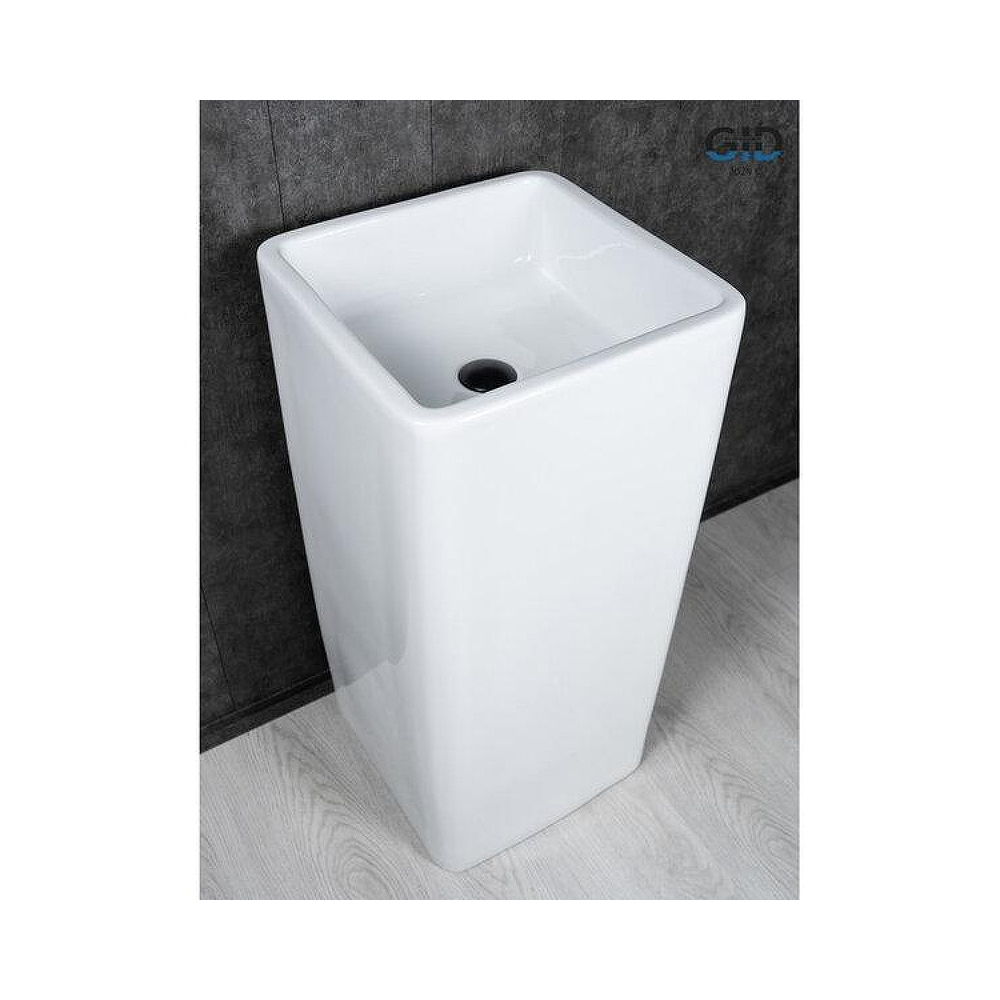 Раковина напольная Gid Autonomo 41x41x85см, Nb149 81119, белый