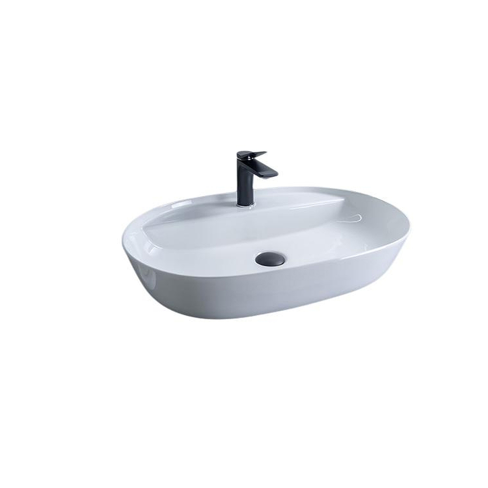 Раковина накладная Gid Lago 61x41x14см, D1346 51194, белый