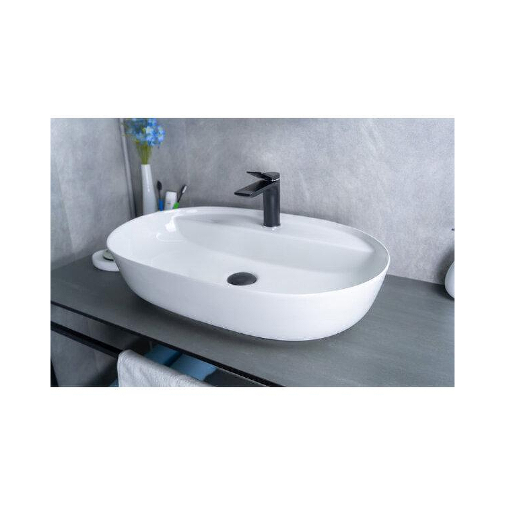 Раковина накладная Gid Lago 61x41x14см, D1346 51194, белый