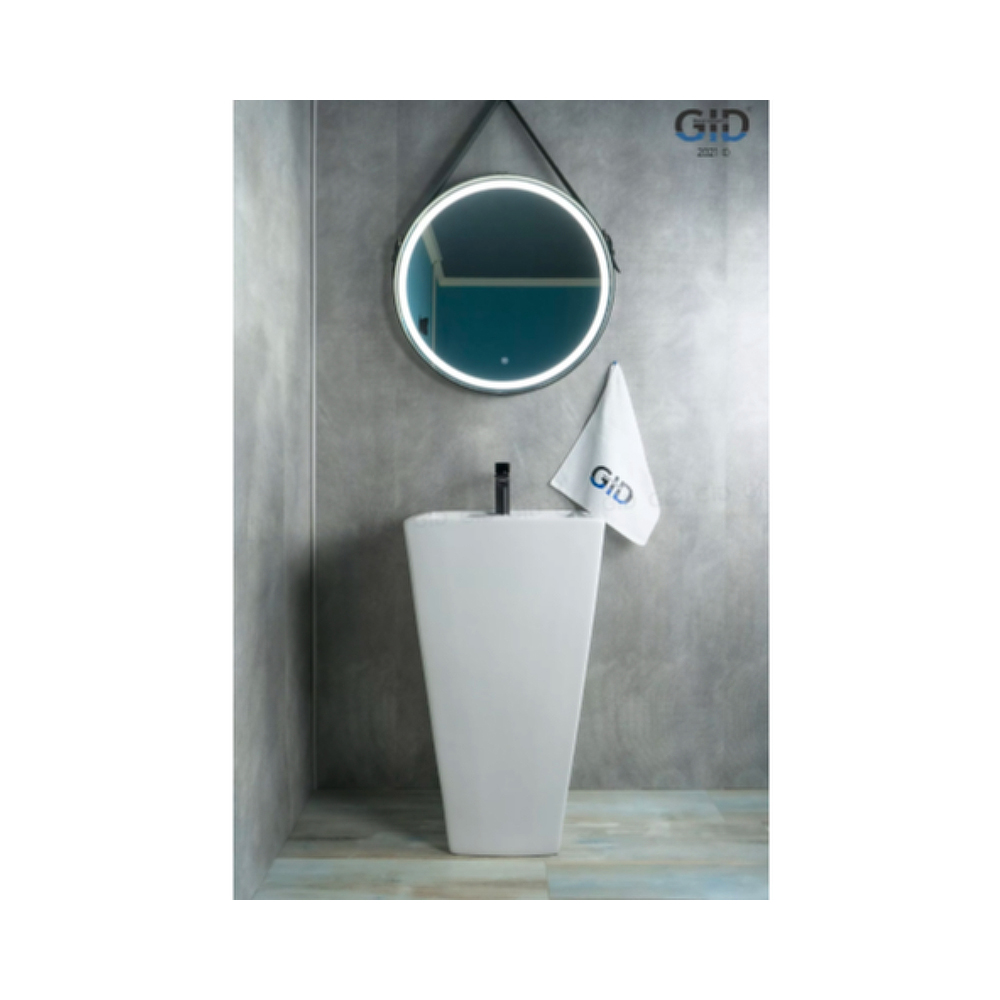 Раковина напольная Gid Autonomo 46.5x46.5x81см, Nb145 81103, белый