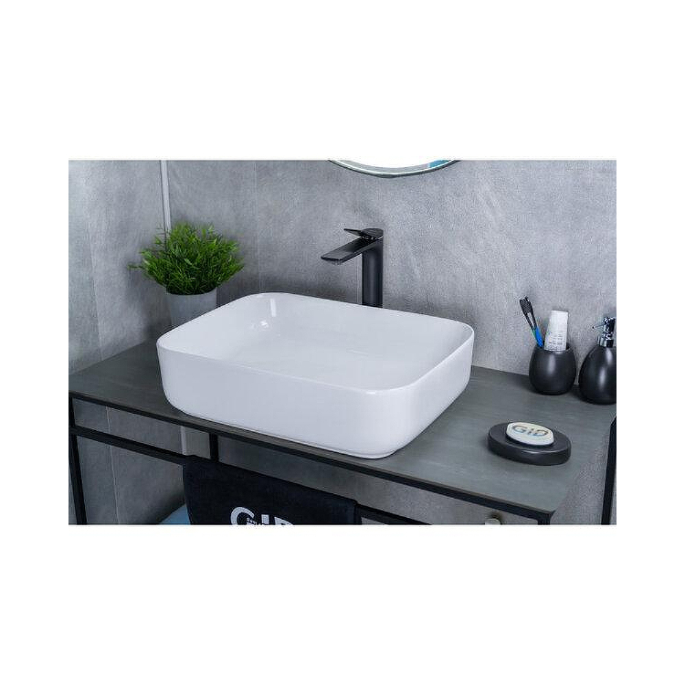 Раковина накладная Gid Geomtrico 50x39x13см, D1304 51197, белый