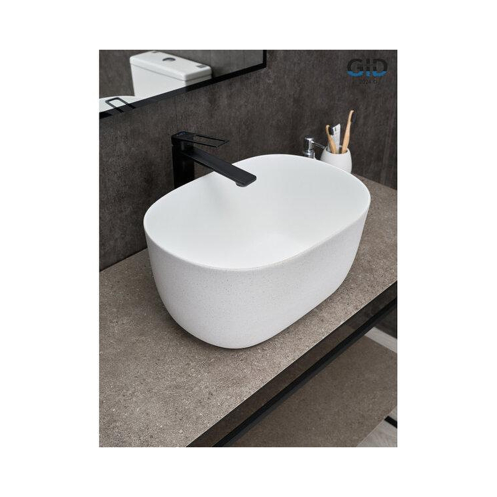 Раковина накладная Gid Creativo45x32x22см, N9302wg 51220, белый